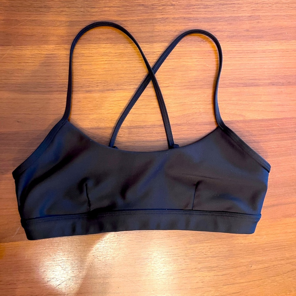 ALO airlift intrigue bra in espresso
